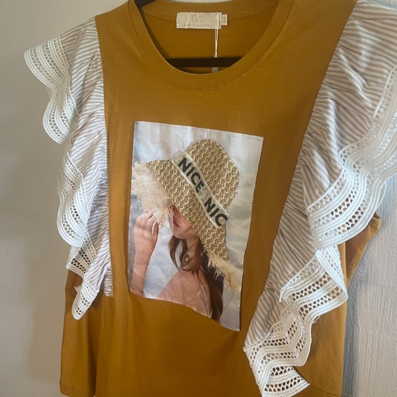 NWT! Lauren Conrad Curvy T-shirt Size XXL - Picture 2 of 5